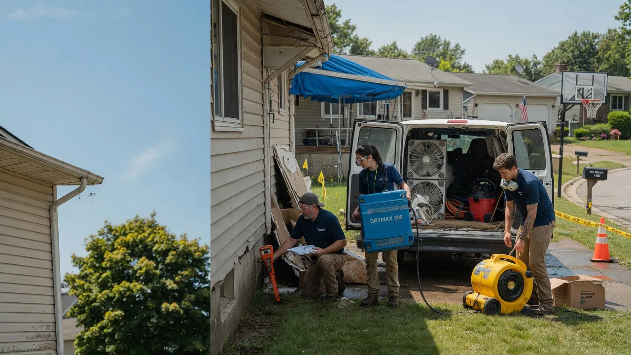Ceiling Leak Cleanup in Spicer, MN near me