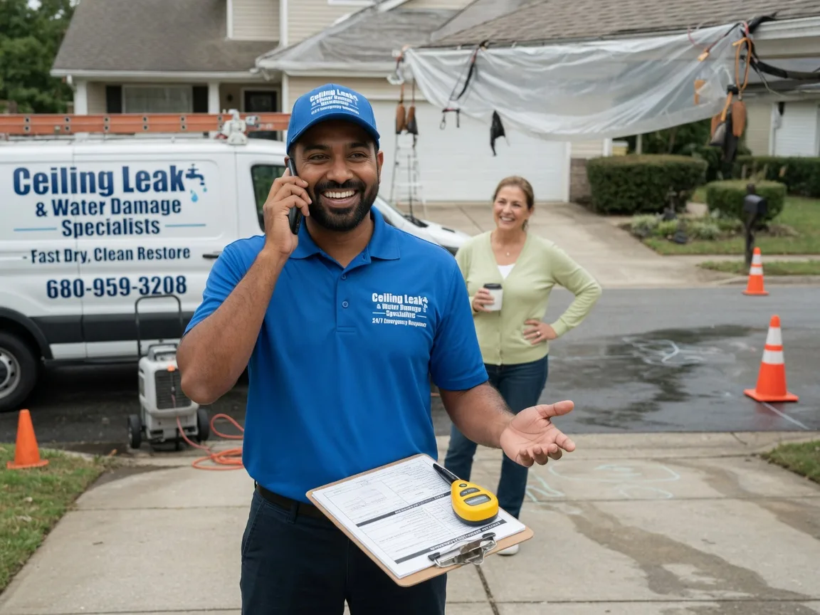 Ceiling Leak Cleanup Spicer, MN FAQs